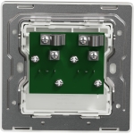 Schneider Electric 施耐德電氣 NUX32TVFMM_SS UNICA X 兩位電視/收音機天線插座 (炫星銀)